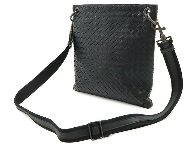 Bottega Veneta Schultertasche aus Leder Schwarz - Ansicht 2