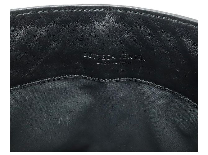 Bottega Veneta Schultertasche aus Leder Schwarz - Ansicht 7