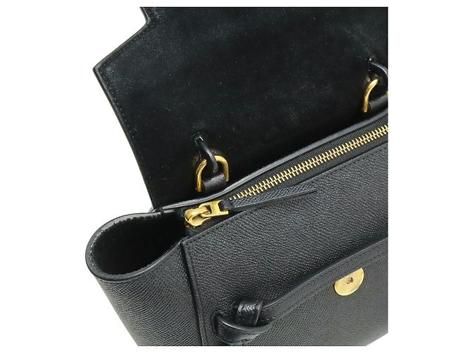 Belt Bag Céline Borsa 2WAY Nano Celine in pelle Nero - vista 5