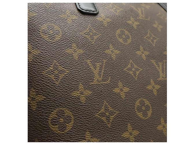 Louis Vuitton Monogram Macassar Kitan Tote Bag Braun - Ansicht 9