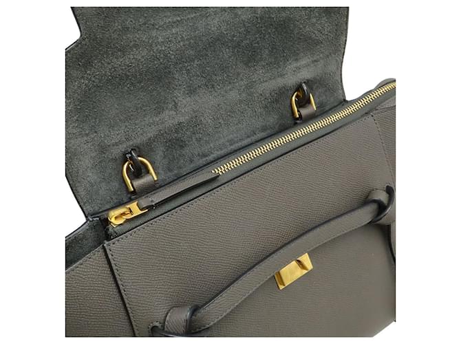 Céline Borsa a 2 modi Micro Celine Leather Belt Bag Grigio - vista 5