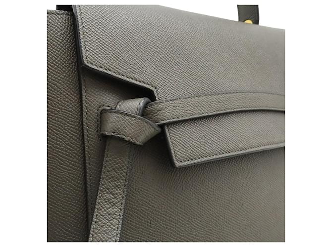 Céline Borsa a 2 modi Micro Celine Leather Belt Bag Grigio - vista 8