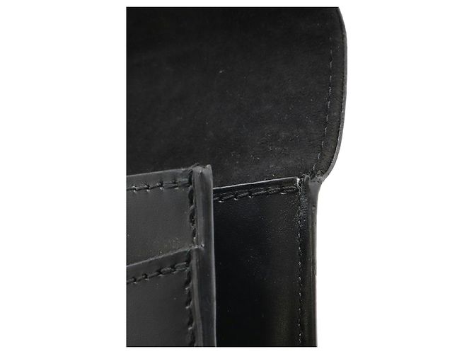 Borsa a tracolla in pelle Louis Vuitton Louise MM Nero - vista 7