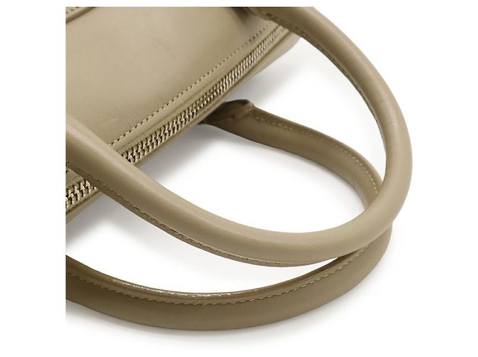 Mini borsa in pelle Yves Saint Laurent Marrone Beige - vista 4