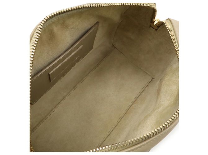 Mini borsa in pelle Yves Saint Laurent Marrone Beige - vista 6