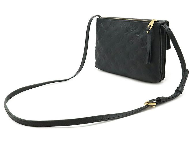 Borsa a tracolla Louis Vuitton Monogram Empreinte Twice Nero - vista 2