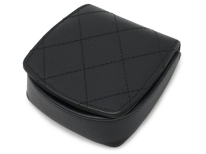 Monedero de cuero Chanel Coco Mark Negro - vista 2