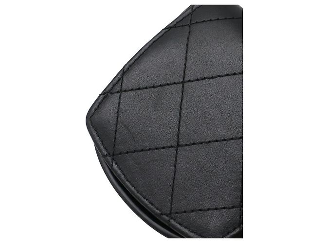 Monedero de cuero Chanel Coco Mark Negro - vista 5