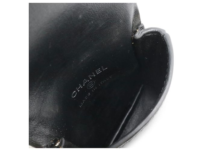 Monedero de cuero Chanel Coco Mark Negro - vista 7