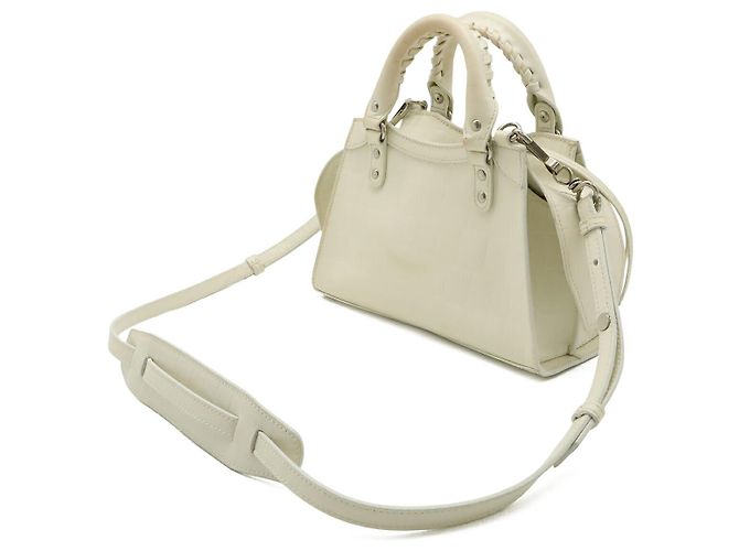 Borsa Balenciaga Neo Classic City Mini Bianca Bianco - vista 2