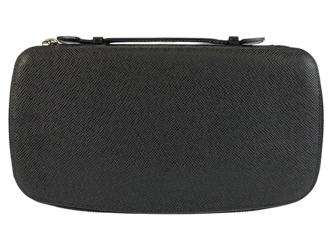 Louis Vuitton Taiga Organizer Atoll Long Wallet Black - view 2