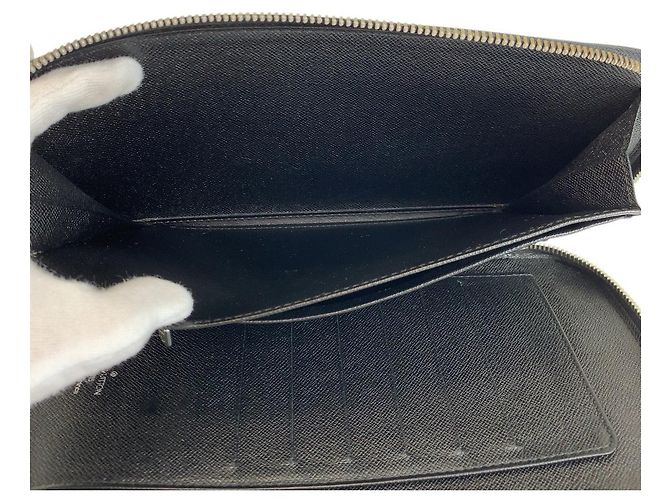 Louis Vuitton Taiga Organizer Atoll Long Wallet Black - view 5