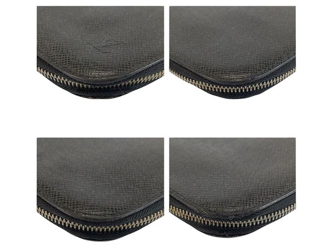 Louis Vuitton Taiga Organizer Atoll Long Wallet Black - view 7