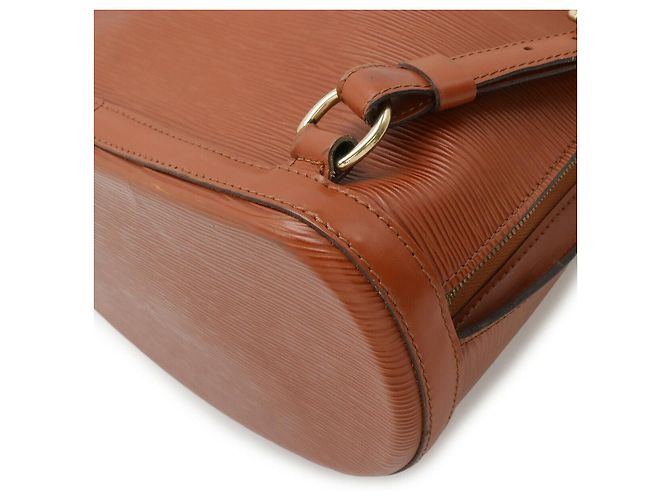 Louis Vuitton Epi Leder Rucksack Braun - Ansicht 3