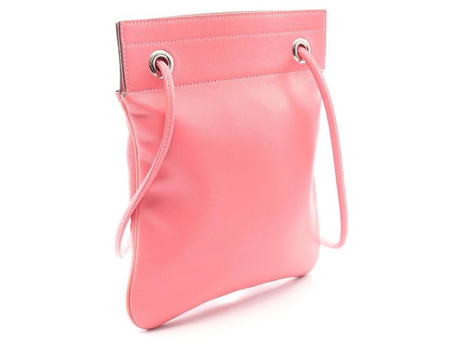 Hermès Borsa a tracolla Aline Mini in pelle Hermes Rosa - vista 7