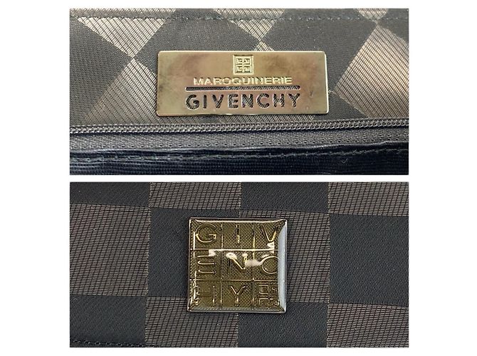 Bolsa de mão e de ombro em nylon e couro Givenchy Preto - vista 3
