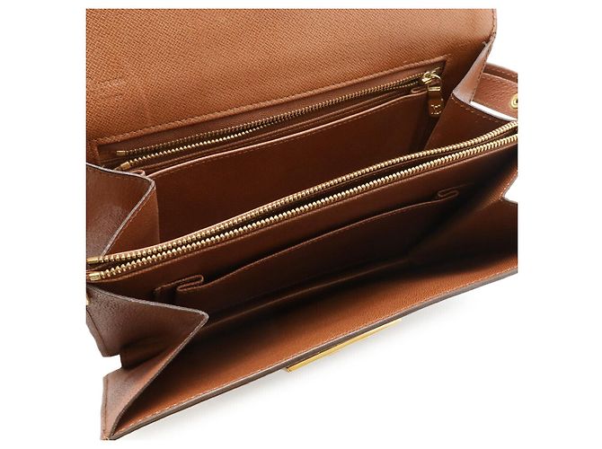 Louis Vuitton Monogram Sac Dauphine Bolsa de Ombro 2WAY Preto - vista 6