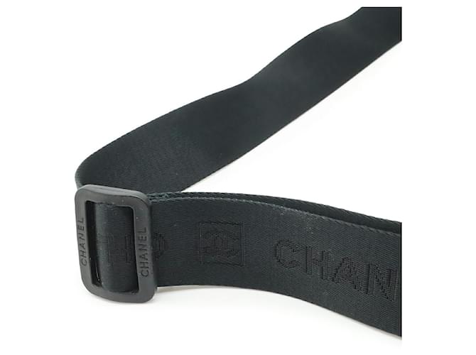 Borsa Messenger Chanel Nylon Coco Mark Nero - vista 4