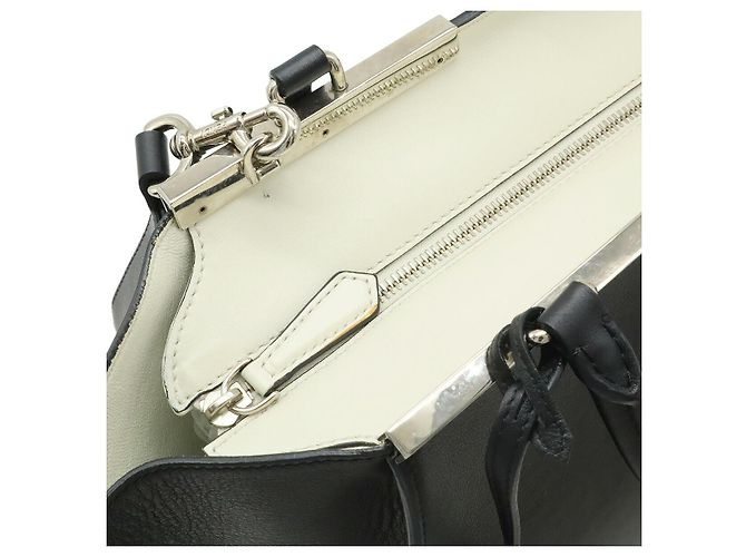 Fendi Leder 2Way Handtasche Schwarz - Ansicht 5