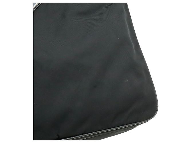 Valigetta in nylon con logo Triangle di Prada Nero - vista 9