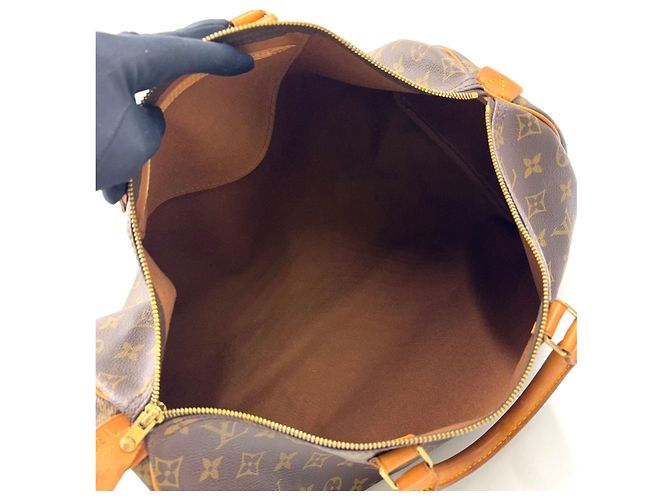Borsa Boston Louis Vuitton Speedy 40 Monogram Marrone - vista 3