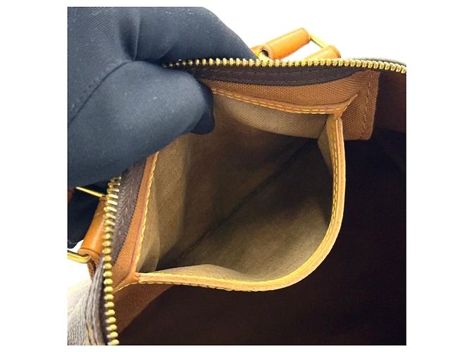 Borsa Boston Louis Vuitton Speedy 40 Monogram Marrone - vista 5