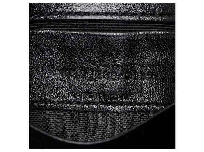 Bolso Saint Laurent Matelasse Leather Floral Applique Monogram Classic Baby Chain Bag Negro - vista 6