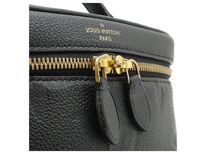 Borsa Louis Vuitton Monogram Empreinte Vanity PM Nero - vista 9