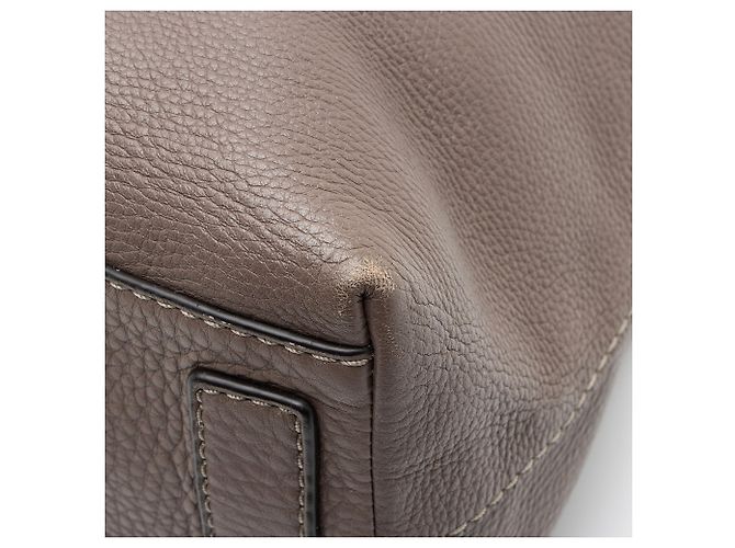 Tory Burch McGraw Leder-Tote mit drei Fächern Braun - Ansicht 10