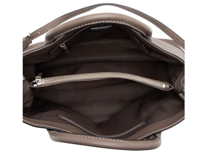 Tory Burch McGraw Leder-Tote mit drei Fächern Braun - Ansicht 6