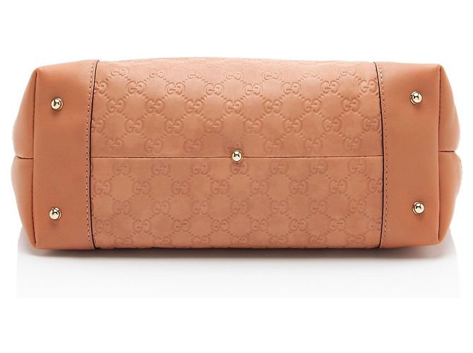 Gucci Guccissima Leder Heart Bit Charm Medium Tote Pink - Ansicht 4