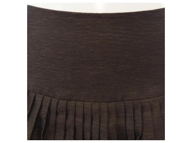 Falda Christian Dior Castaño - vista 5