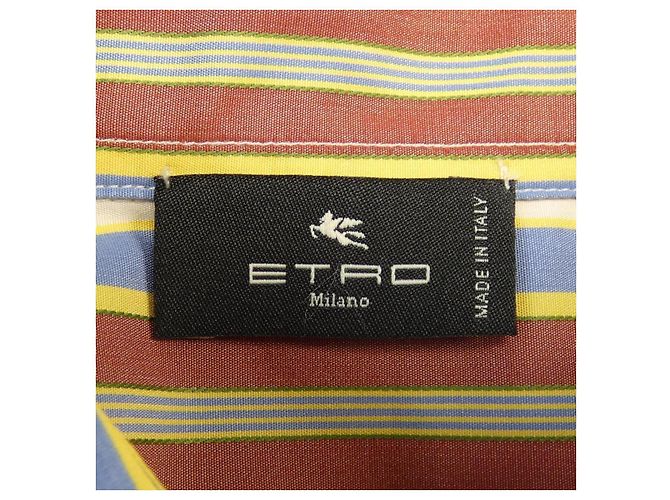Etro Hemd Braun Blau Beige - Ansicht 4