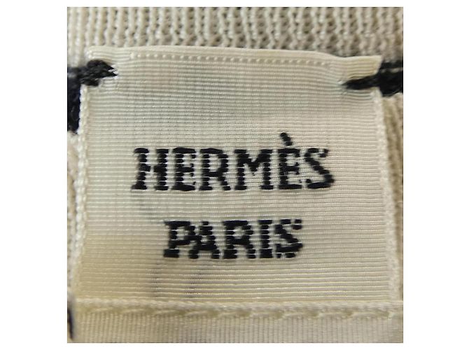Hermès Hermes Seide-Kaschmir Strickware Blau - Ansicht 4
