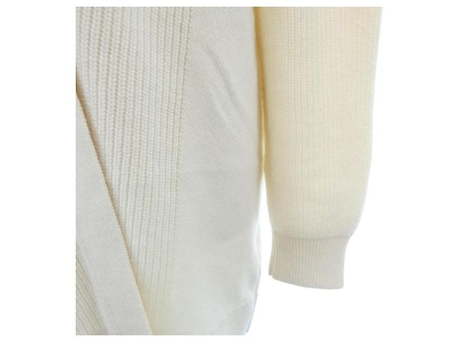Hermès Cárdigan largo de cachemira Hermes Blanco - vista 6