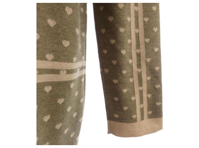 Hermès Hermes Kleid aus Kaschmirmischung Beige - Ansicht 6