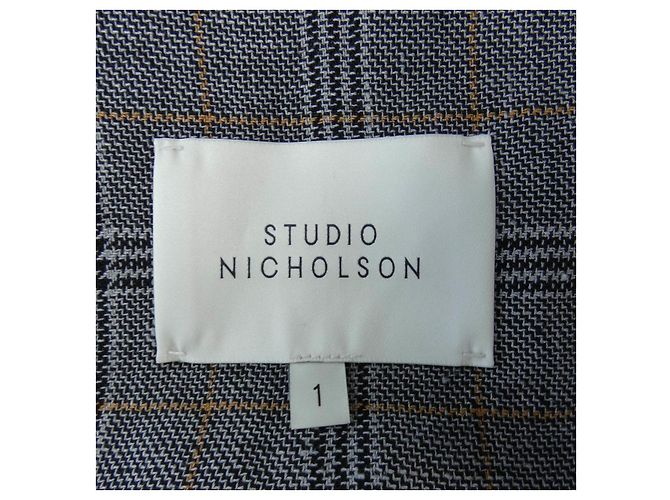 STUDIO NICHOLSON Wool Blend Jacket Brown - view 4