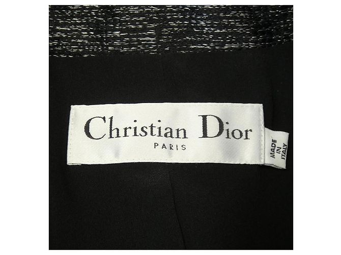 Abrigo de lana Christian Dior Castaño - vista 4