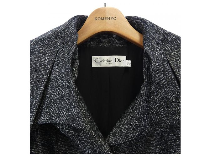Abrigo de lana Christian Dior Castaño - vista 5