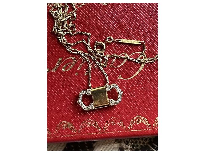 Collana Cartier in oro giallo 18k e diamanti D'oro - vista 15
