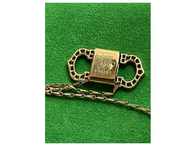 Collana Cartier in oro giallo 18k e diamanti D'oro - vista 4