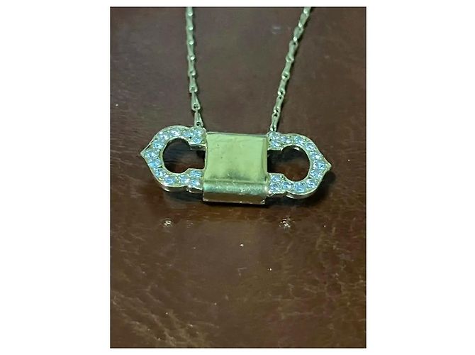 Collana Cartier in oro giallo 18k e diamanti D'oro - vista 5