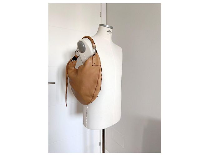 Borsa a spalla Gucci in pelle marrone - vista 13