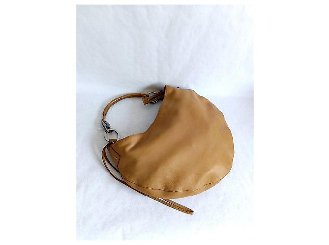Borsa a spalla Gucci in pelle marrone - vista 5