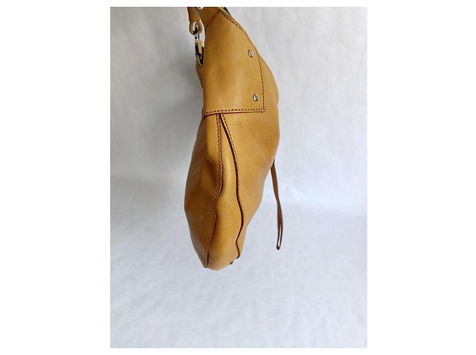 Borsa a spalla Gucci in pelle marrone - vista 6