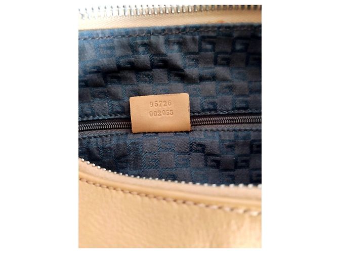 Borsa a spalla Gucci in pelle marrone - vista 9