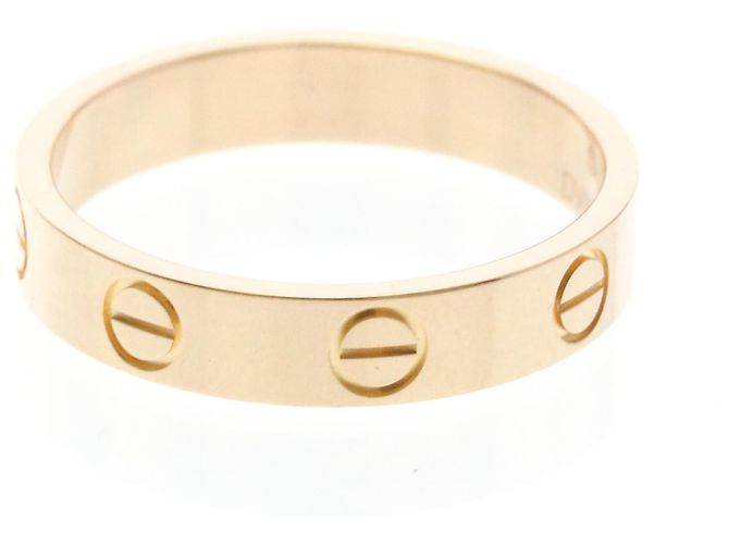 Anello Mini Love di Cartier in oro rosa D'oro - vista 2