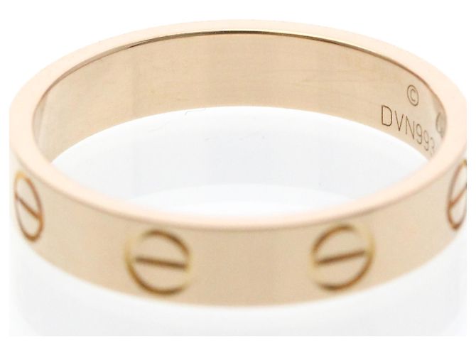Anello Mini Love di Cartier in oro rosa D'oro - vista 6