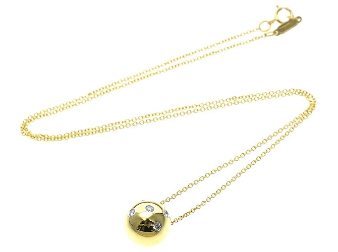 Tiffany & Co Tiffany Dots Ball Necklace Golden - view 12