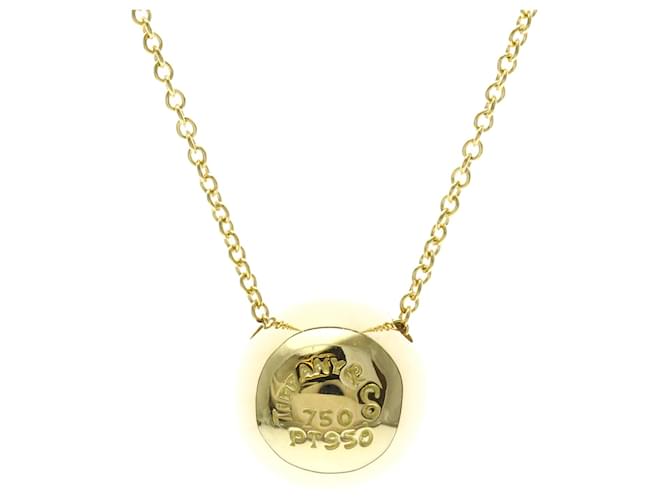 Tiffany & Co Tiffany Dots Ball Necklace Golden - view 2